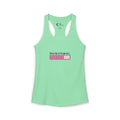 "Glow Up in Progress" Pink Loading Bar — Women's Ideal Racerback Tank