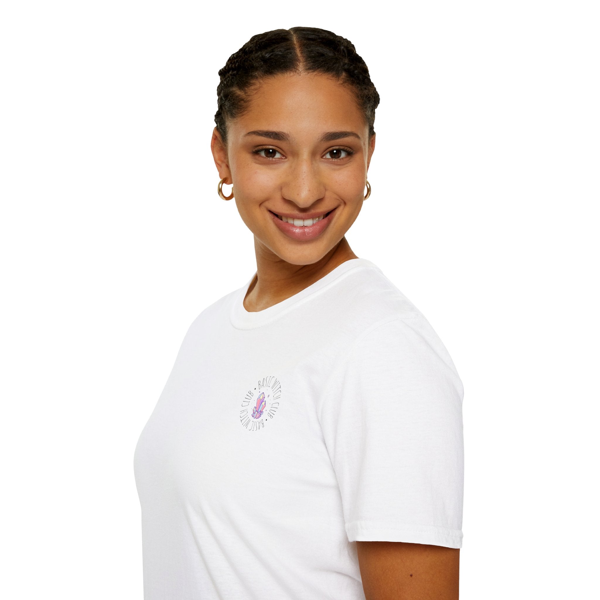 BASIC WITCH CLUB Crystal Cluster Emblem — Unisex T-Shirt