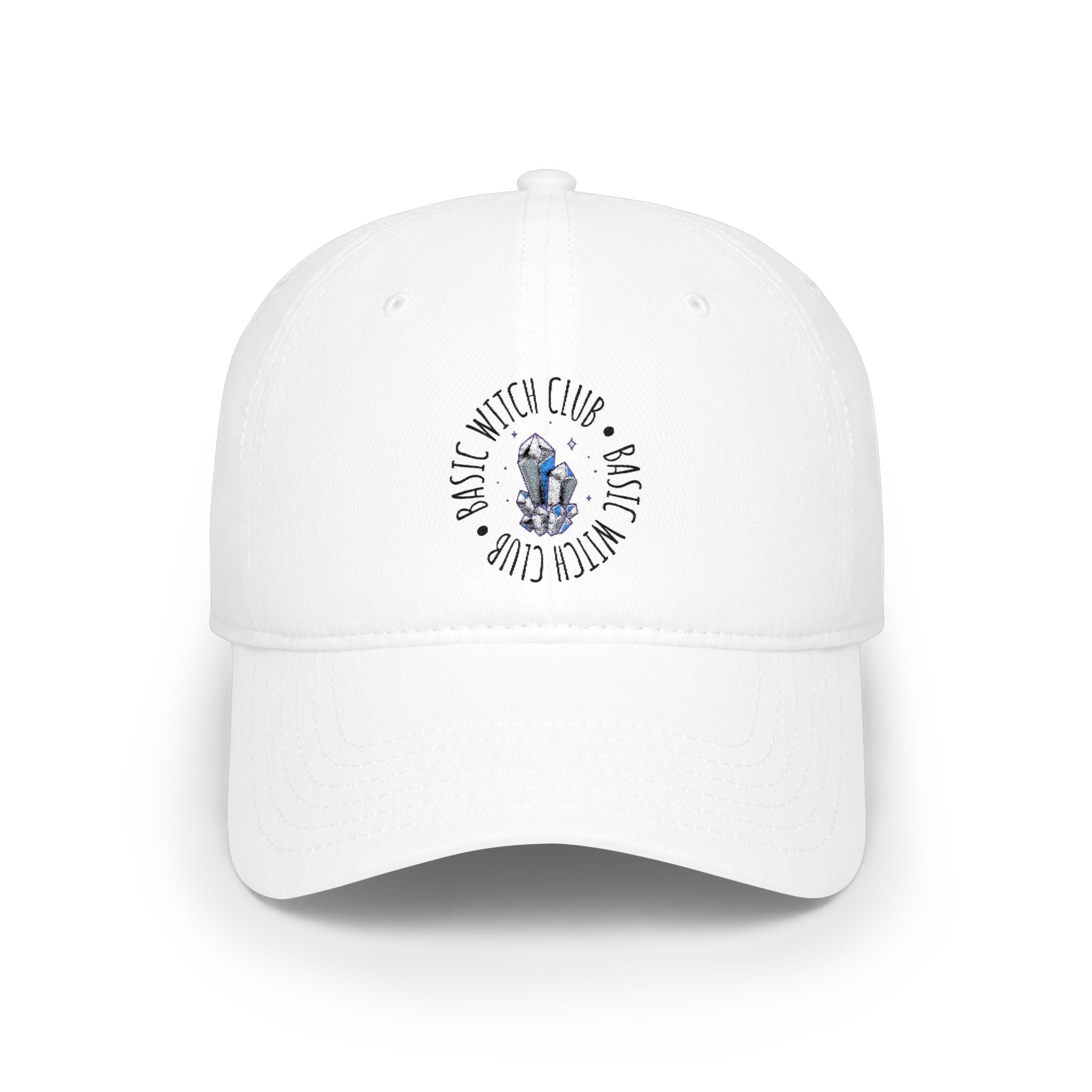 BASIC WITCH CLUB Crystal Emblem — Low Profile Baseball Cap
