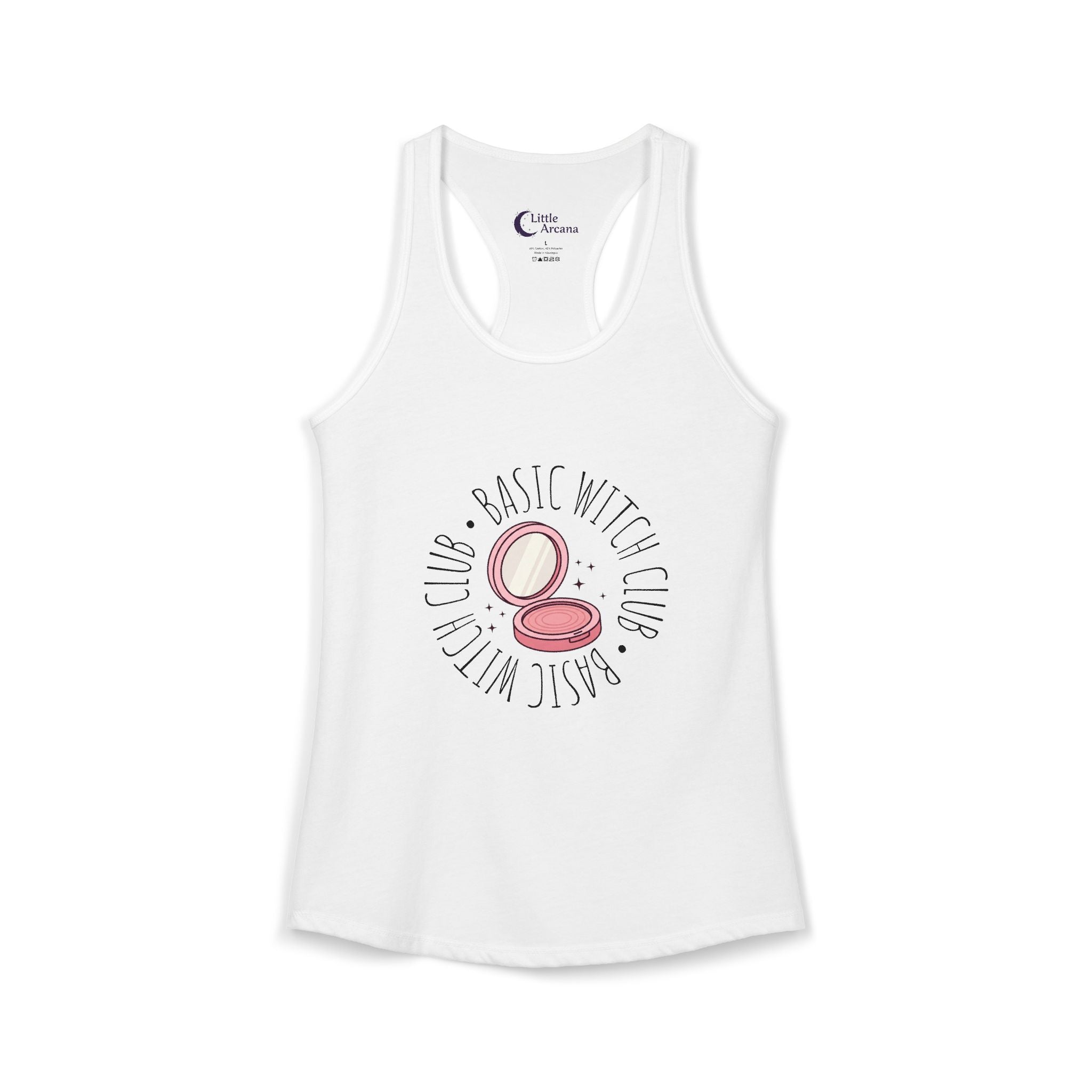 BASIC WITCH CLUB Compact Mirror Emblem — Women's Racerback Tank