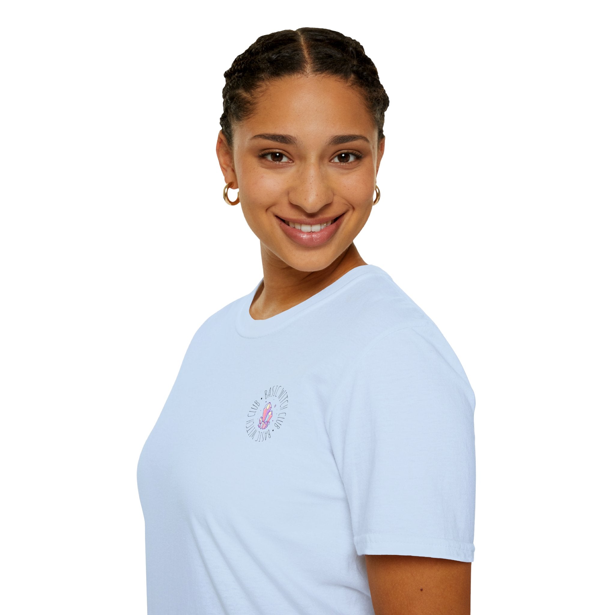 BASIC WITCH CLUB Crystal Cluster Emblem — Unisex T-Shirt