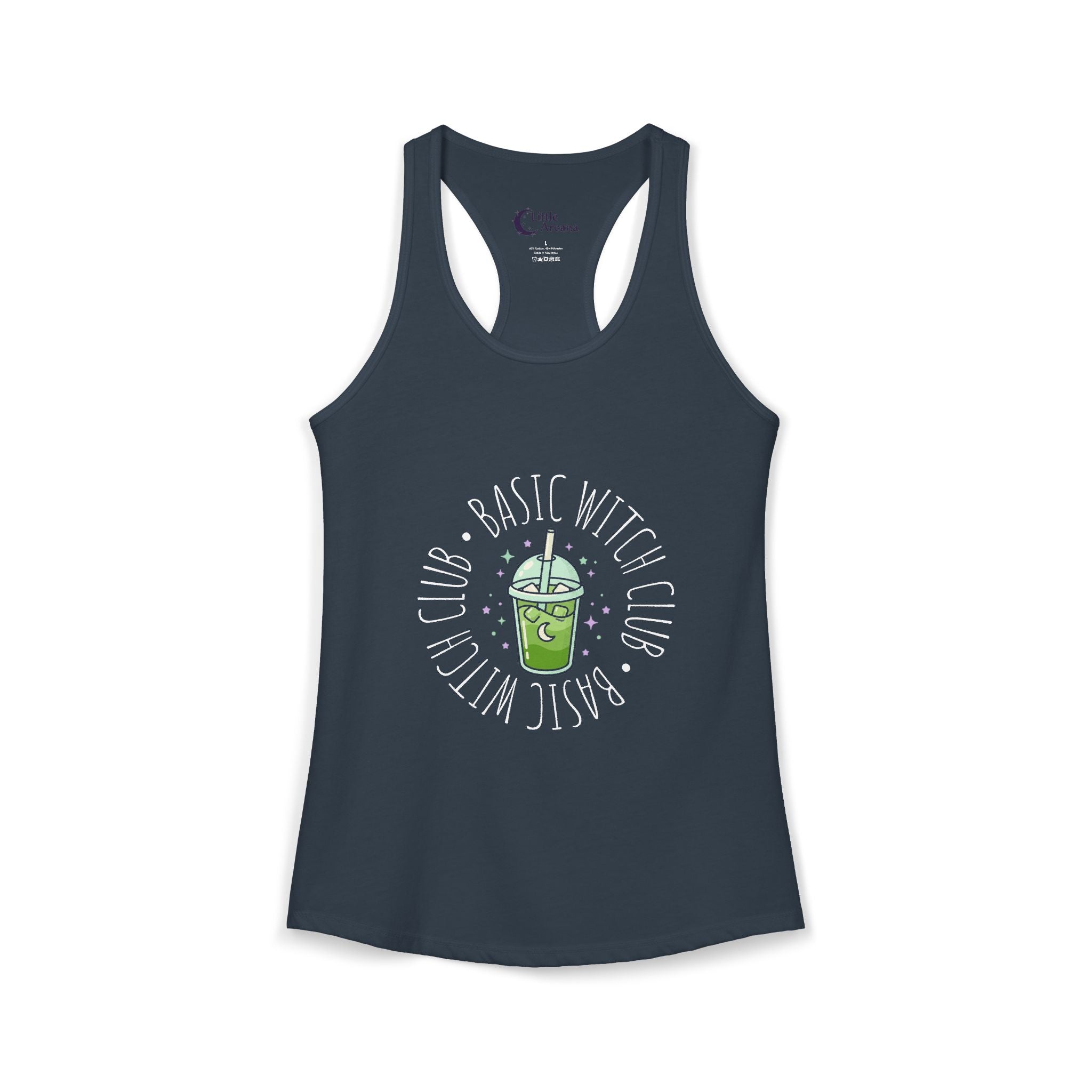 BASIC WITCH CLUB Matcha Emblem —  Women's Racerback Tank
