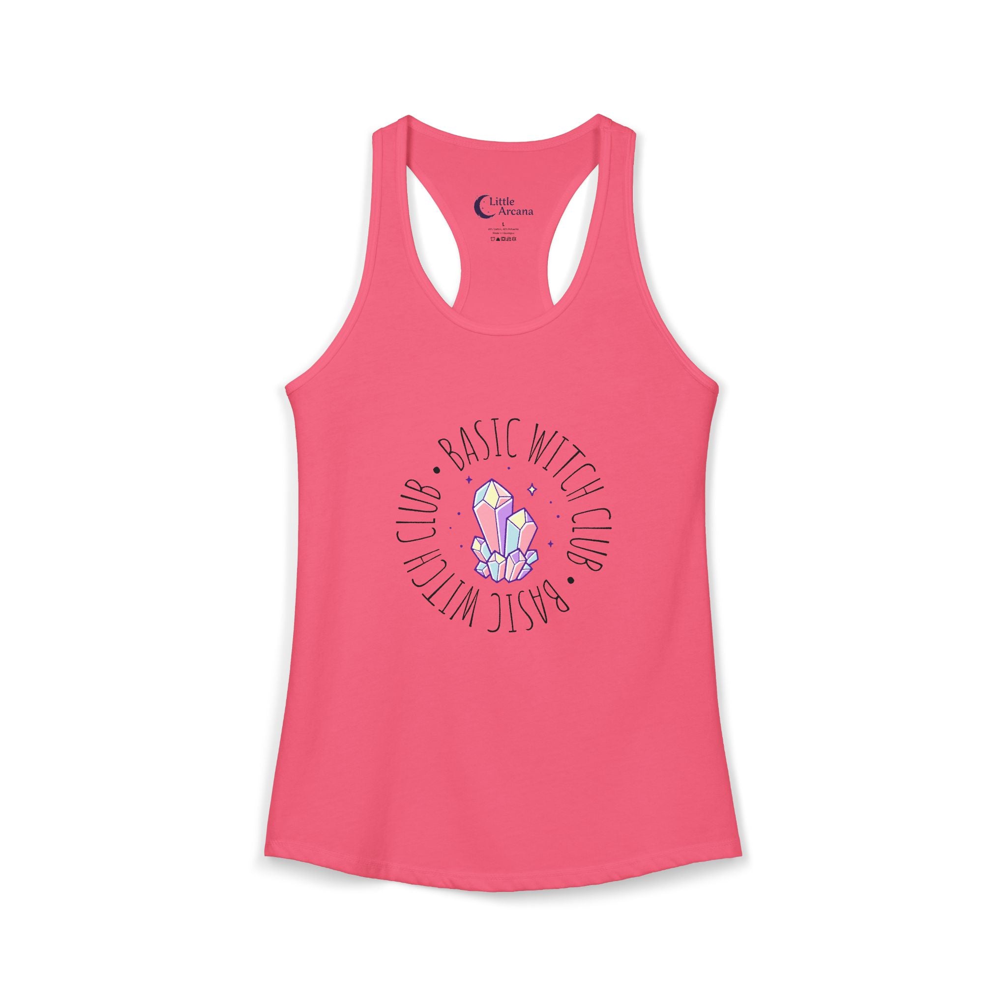 BASIC WITCH CLUB Crystal Emblem — Women's Racerback Tank
