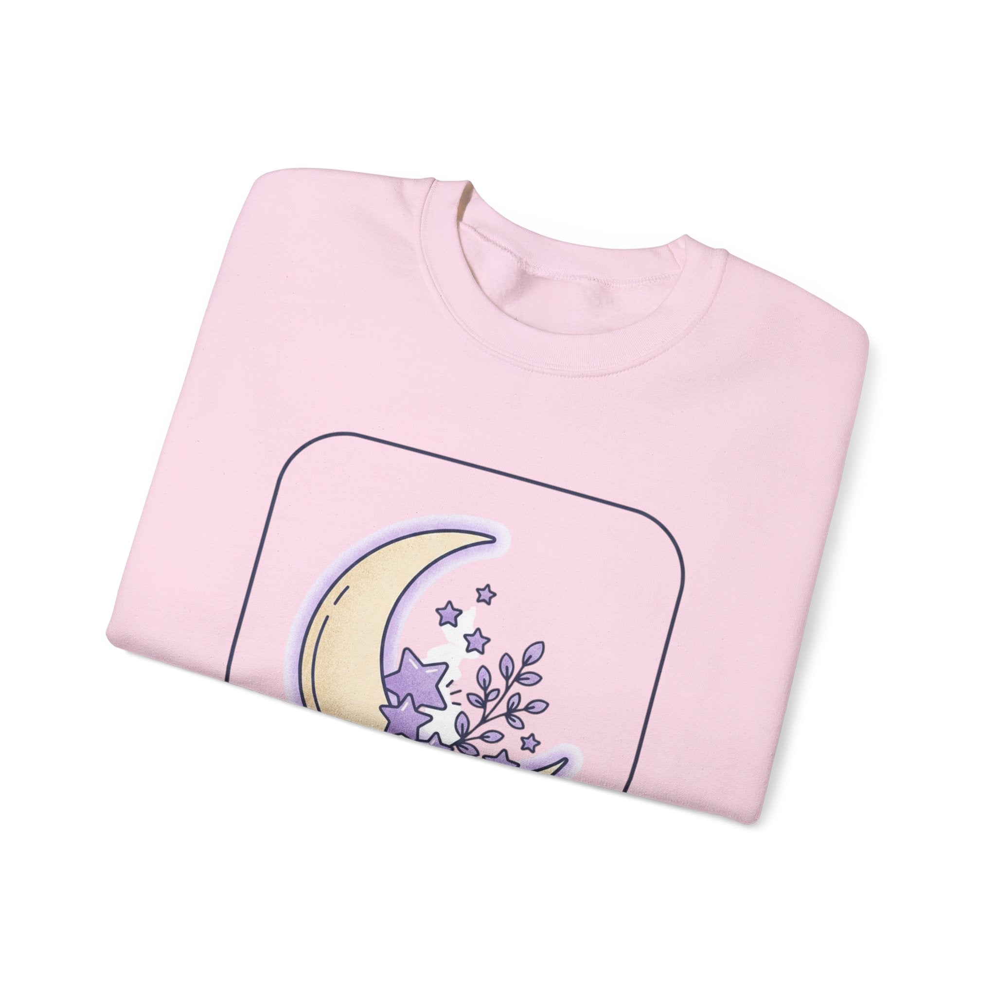 Crewneck Sweatshirt — "You Are Protected" Moon & Stars Comfort Pullover