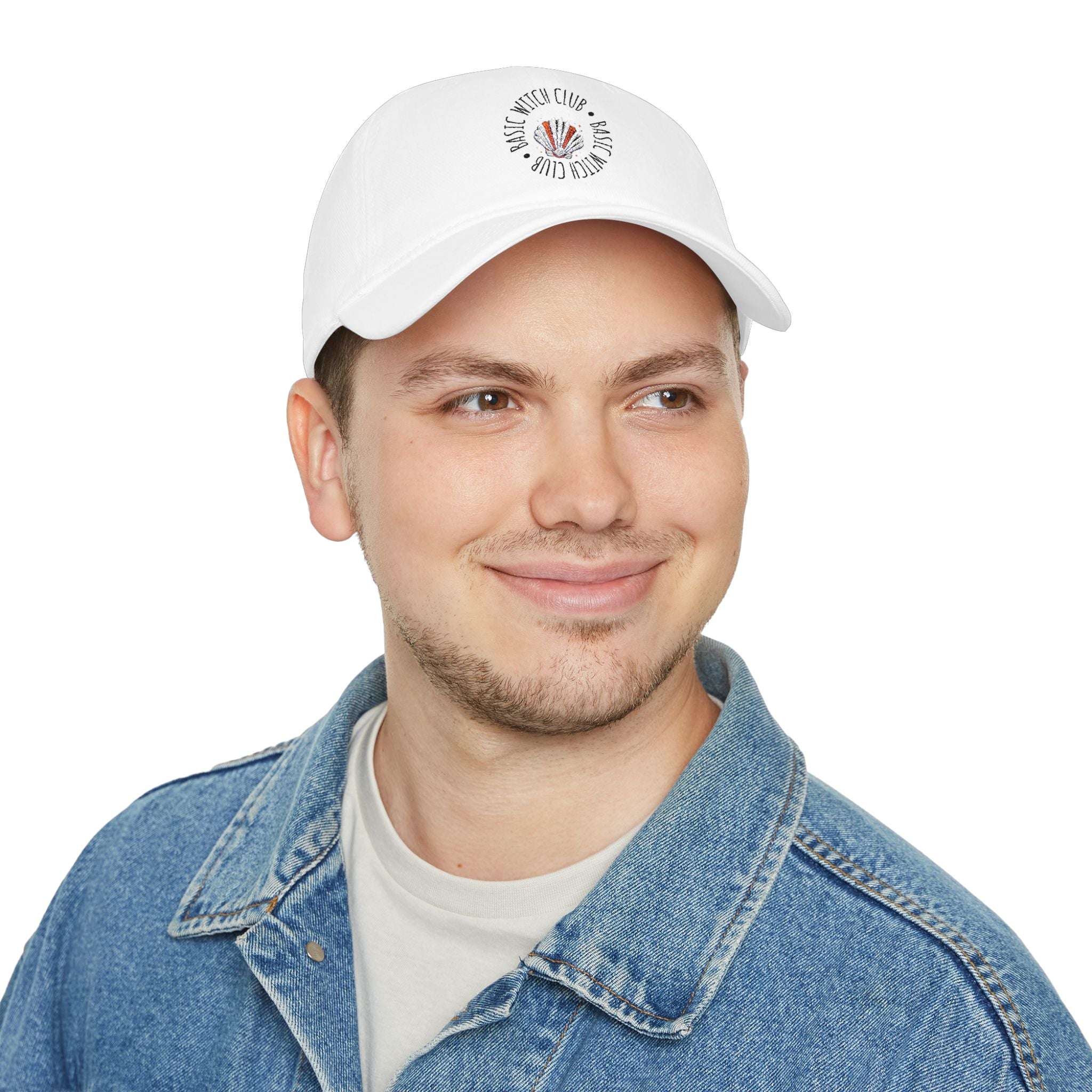 BASIC WITCH CLUB Sea Shell Emblem — Low Profile Baseball Cap