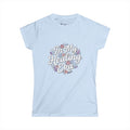 Women's Tee — "In My Healing Era" Floral Self-Care Shirt