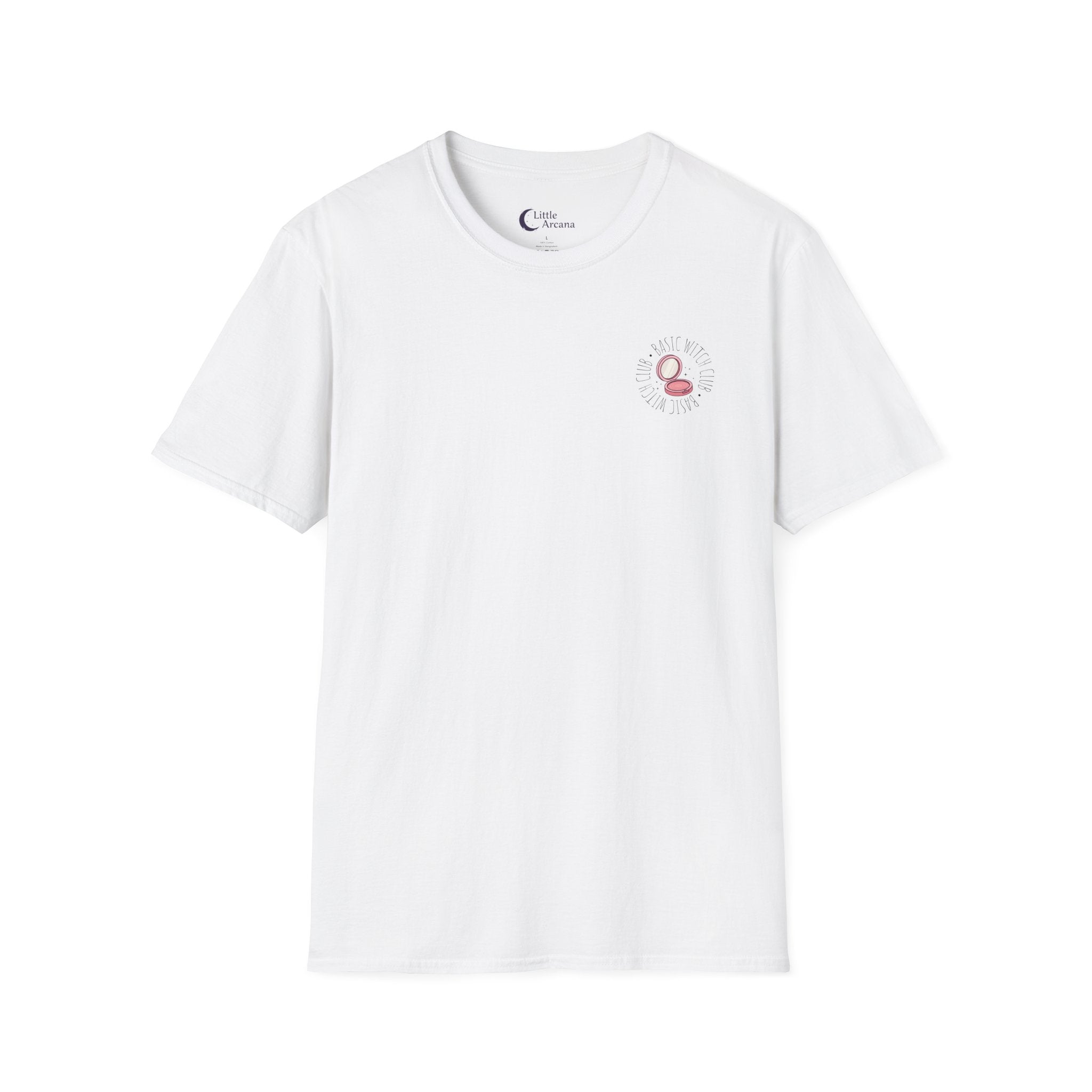 BASIC WITCH CLUB Compact Mirror Emblem — Unisex T-Shirt