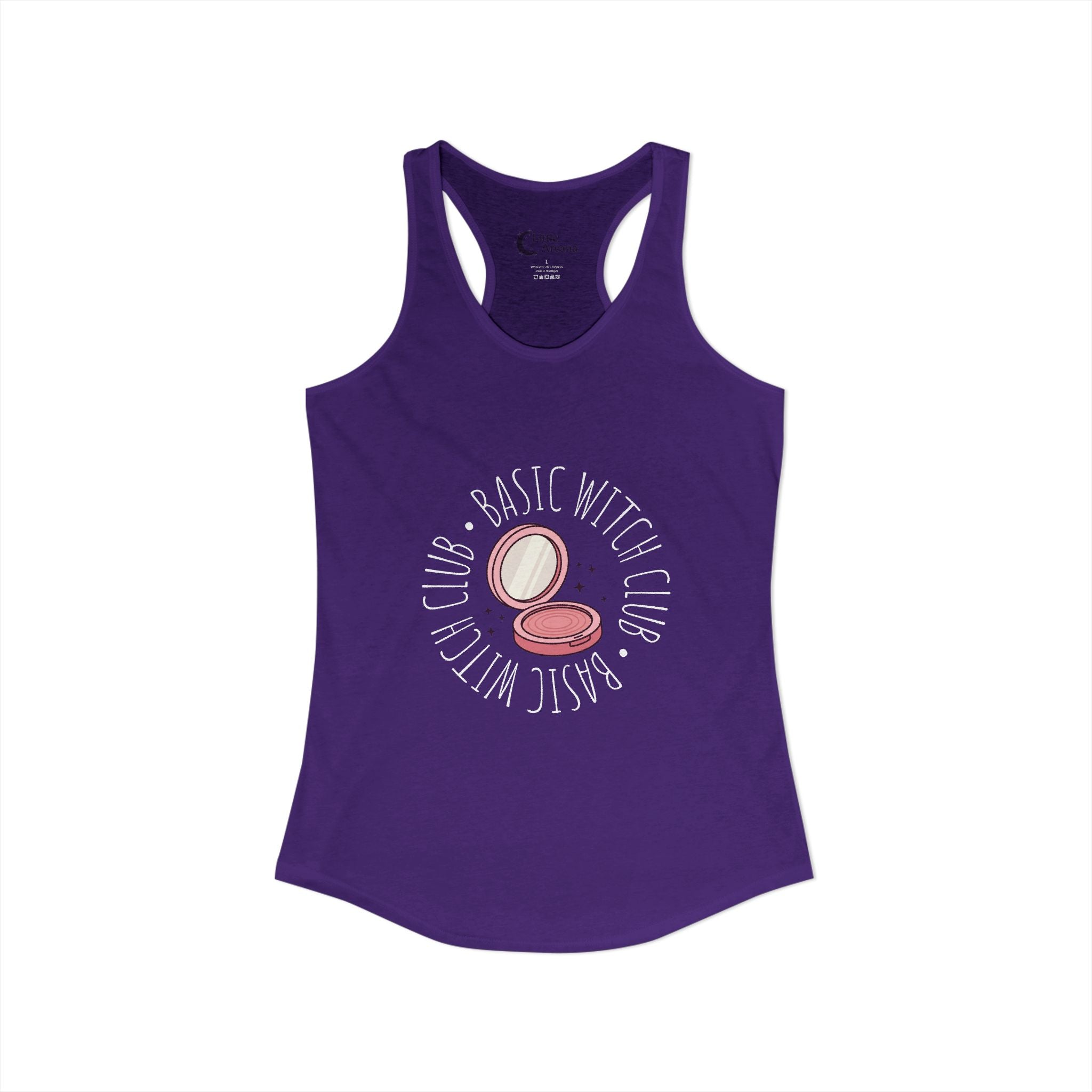 BASIC WITCH CLUB Compact Mirror Emblem — Women's Racerback Tank