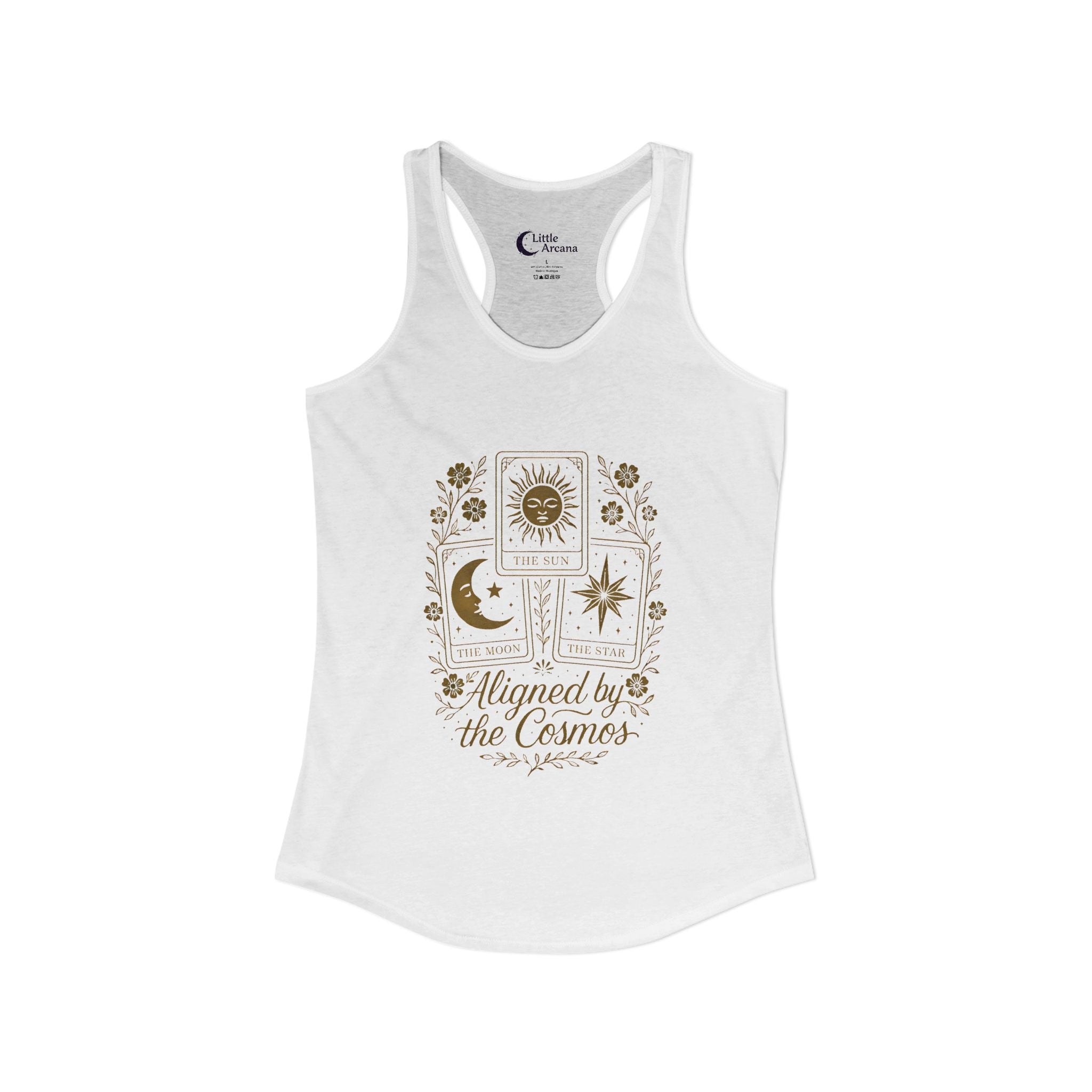 Aligned by the Cosmos — Women's Racerback Tank
