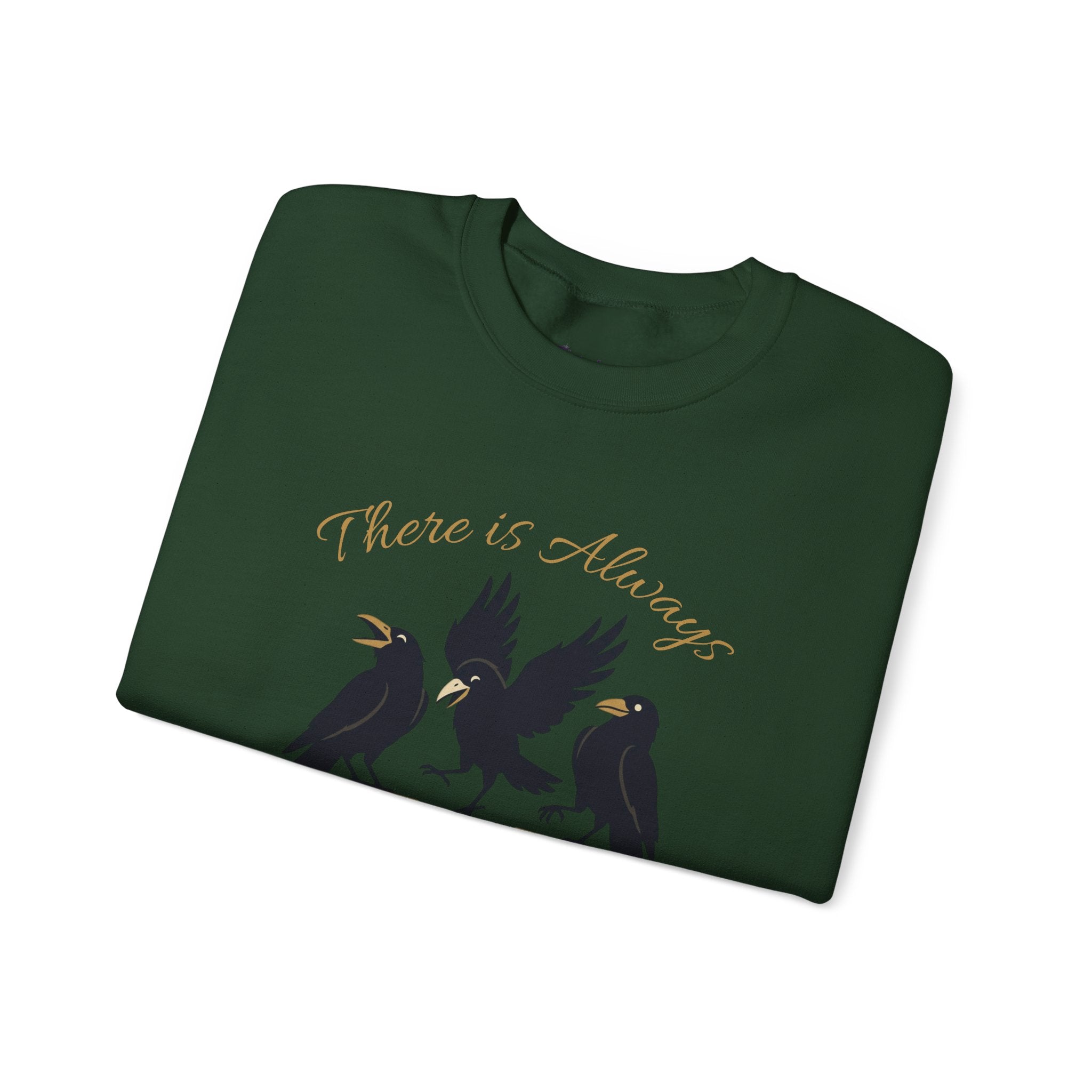 Raven Gathering — 'There Is Always Caws for Celebration' Crewneck Sweatshirt