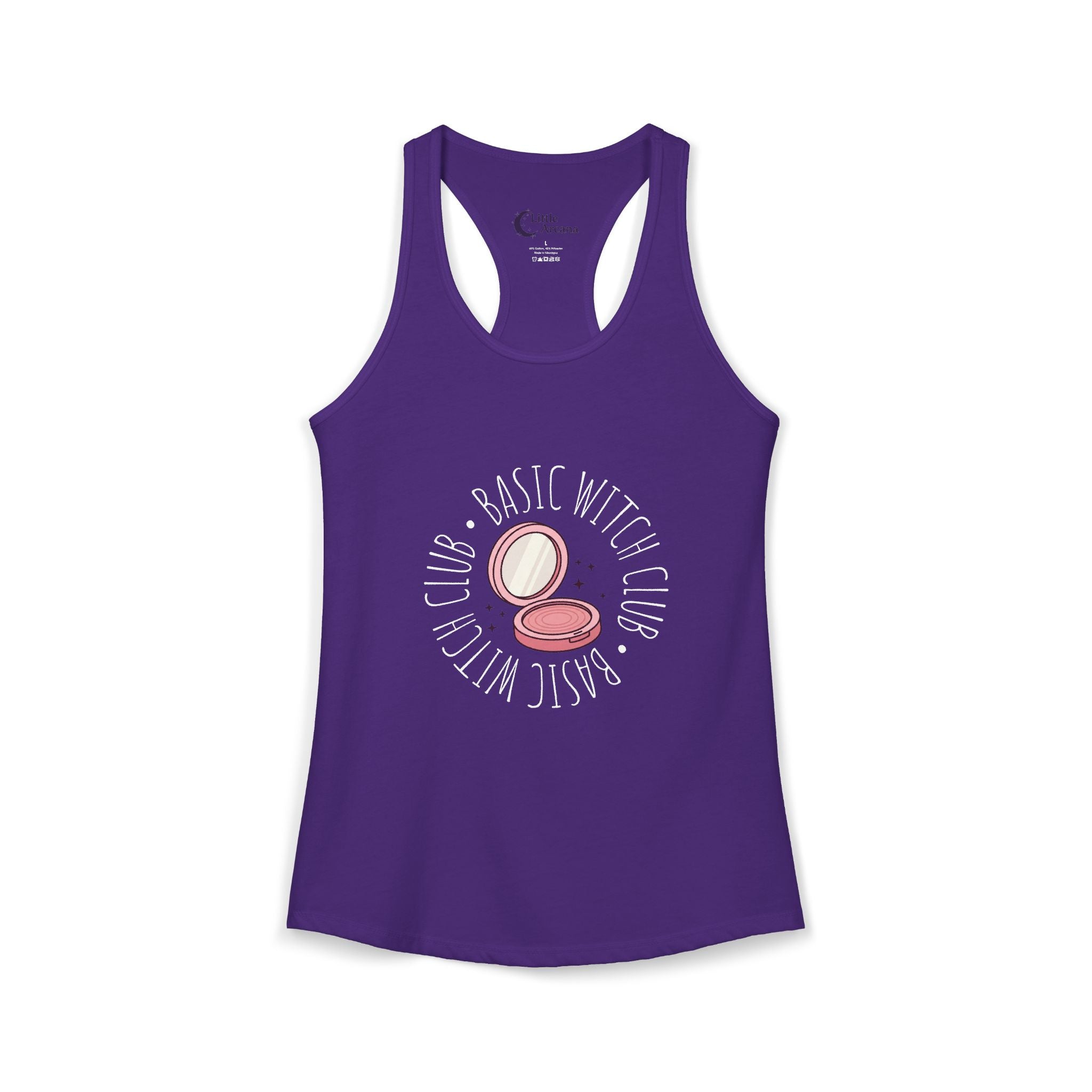 BASIC WITCH CLUB Compact Mirror Emblem — Women's Racerback Tank