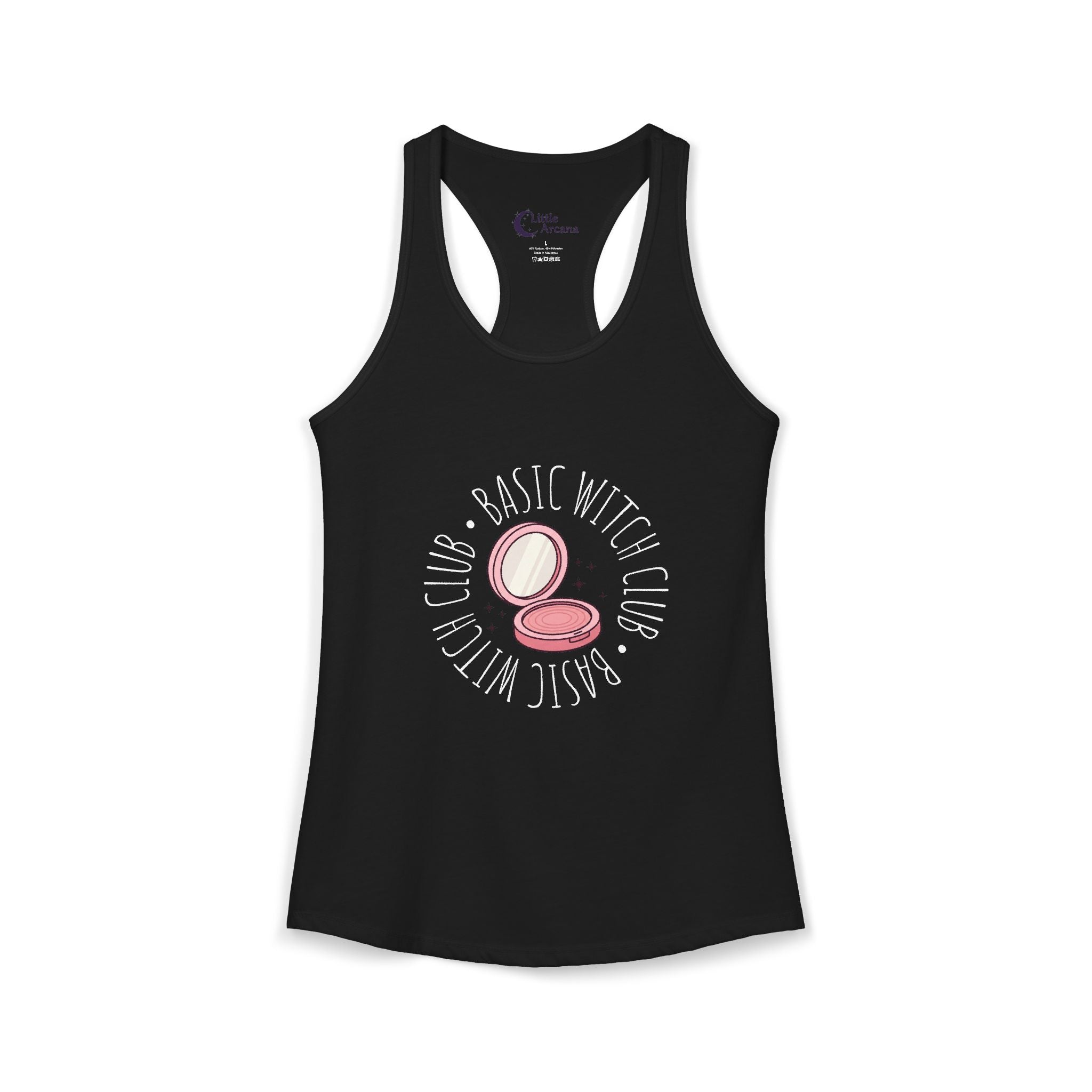 BASIC WITCH CLUB Compact Mirror Emblem — Women's Racerback Tank