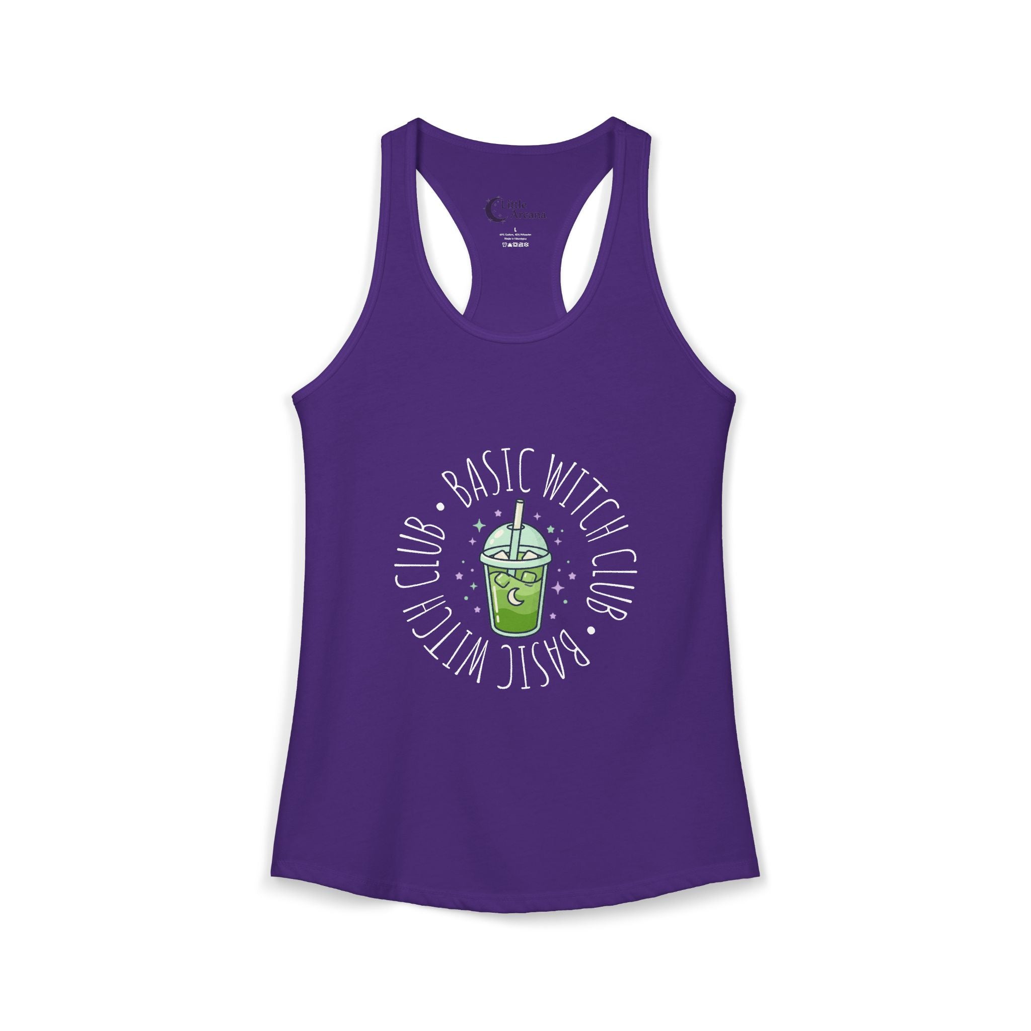 BASIC WITCH CLUB Matcha Emblem —  Women's Racerback Tank
