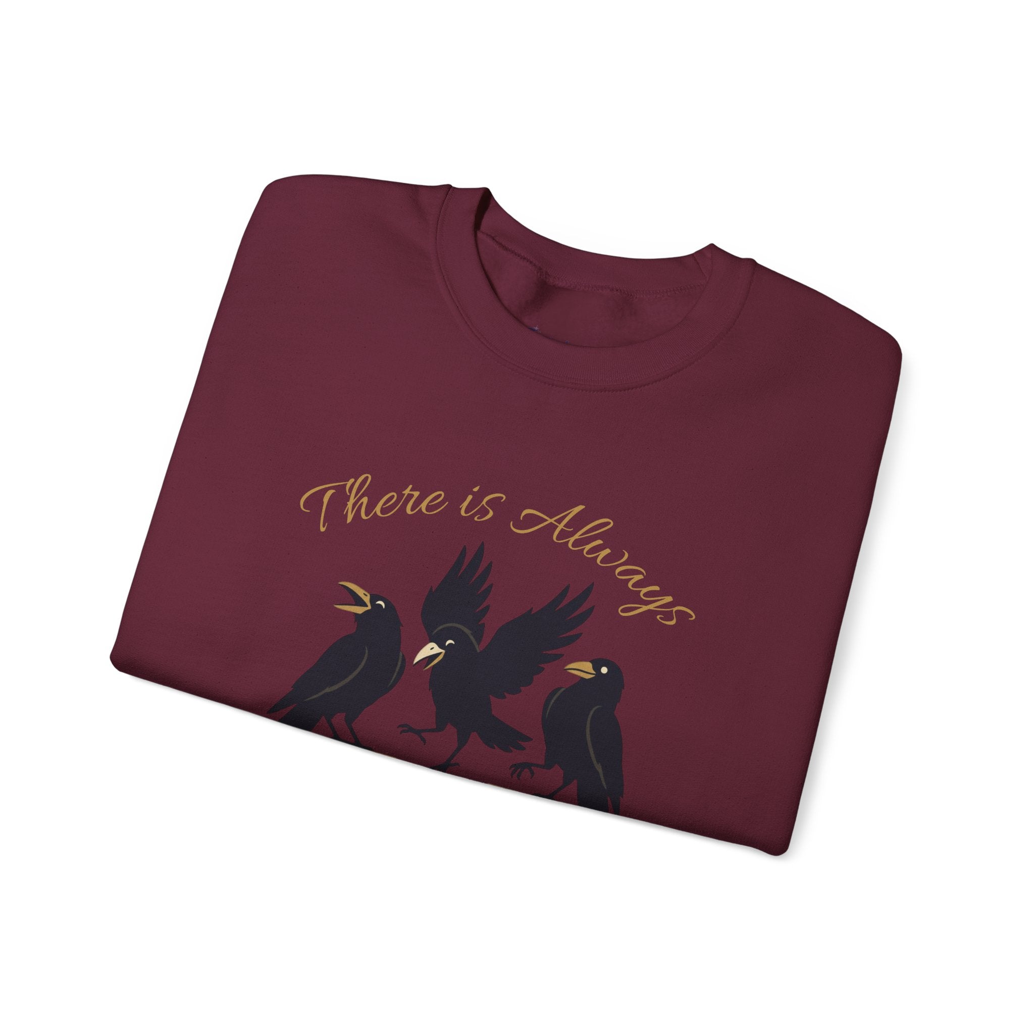 Raven Gathering — 'There Is Always Caws for Celebration' Crewneck Sweatshirt